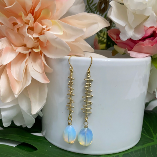 Evona Earrings - Opalite